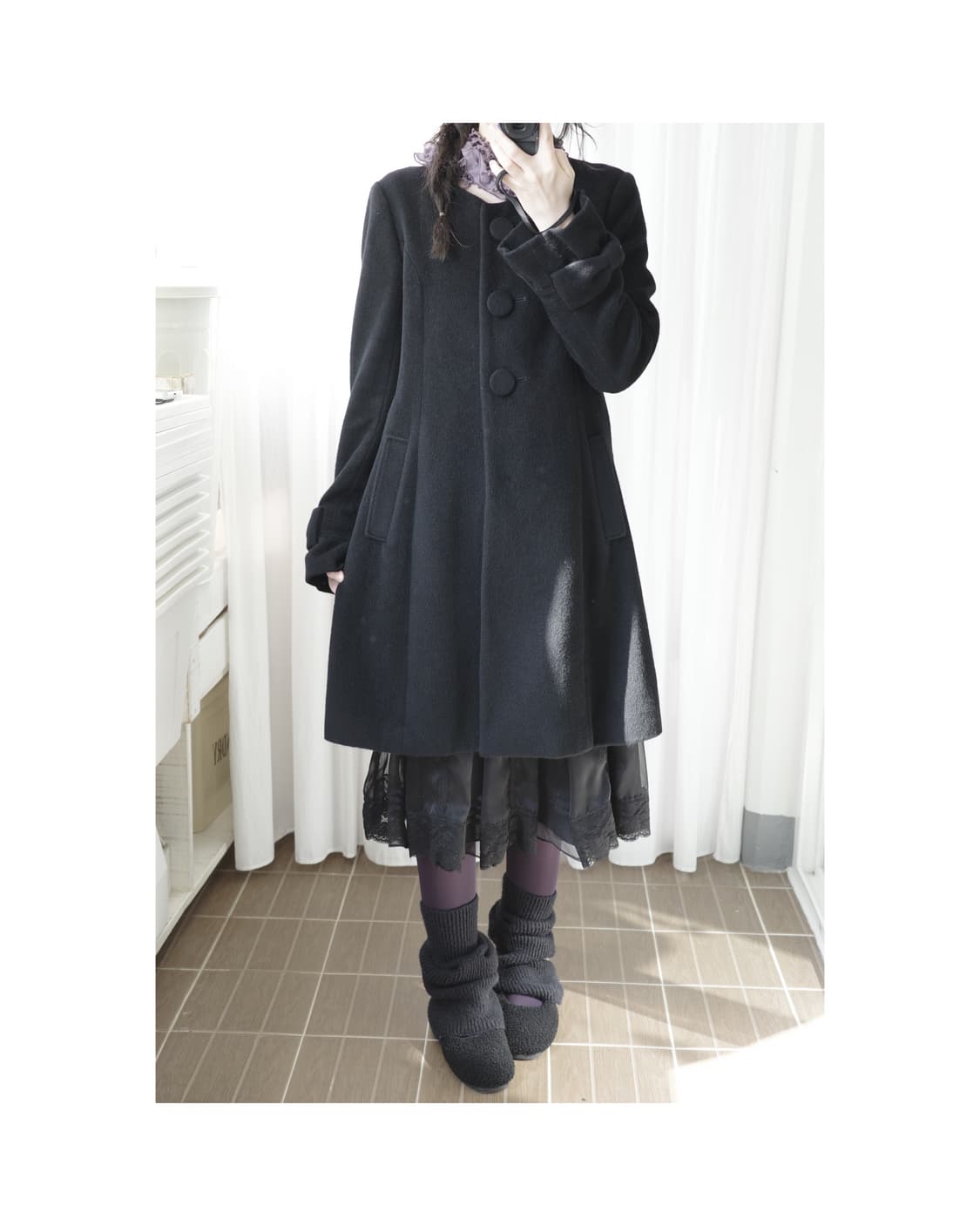 Lestrose ribbon angora coat 상품이미지3