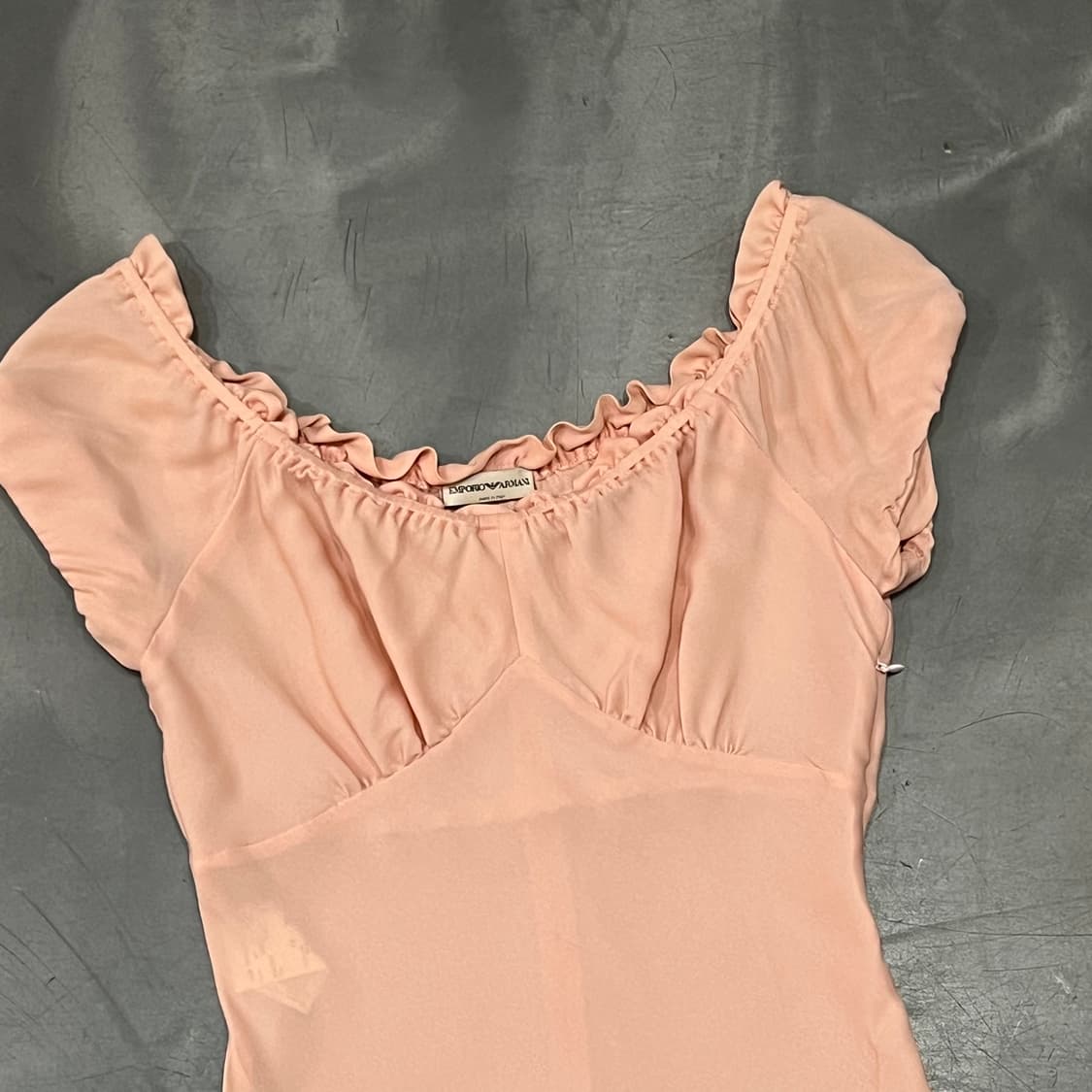  엠포리오 아르마니 셔링 하프 블라우스 y16194 상품이미지3
