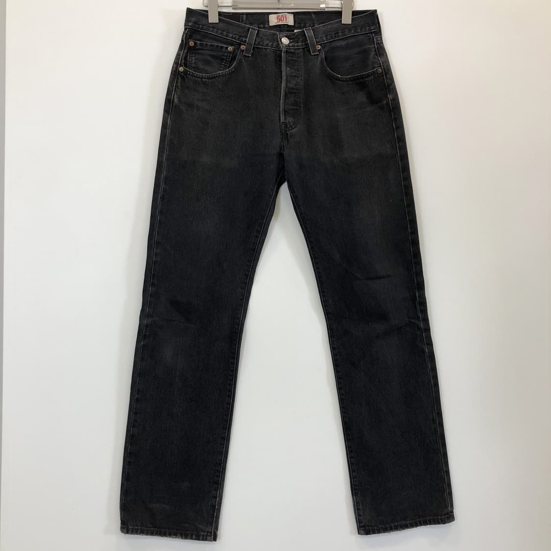 00s 리바이스 501 스트레이트 레그 흑청데님진 31-32  상품이미지1