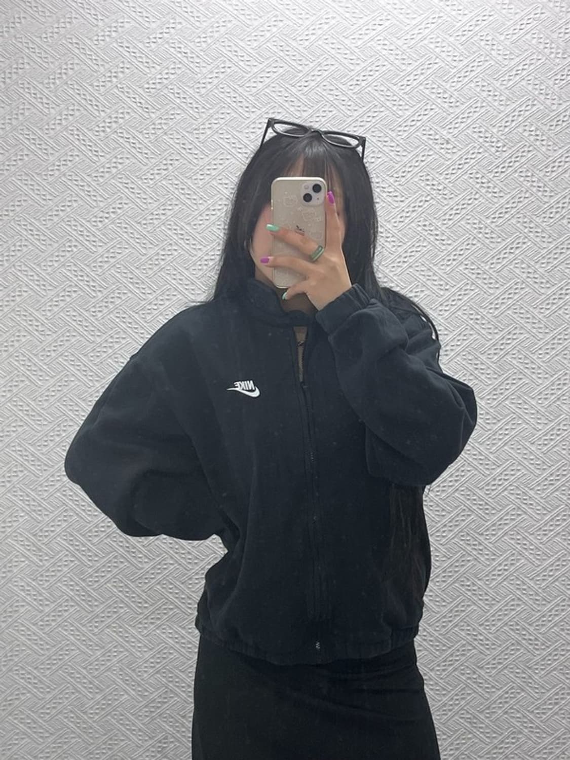 나이키 베이직 클럽 해링턴 약기모 집업 자켓 XL C07161 상품이미지1