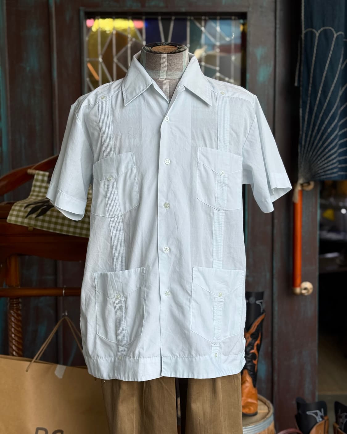 70-80's 구아야베라 구아야베라 셔츠 M 상품이미지8