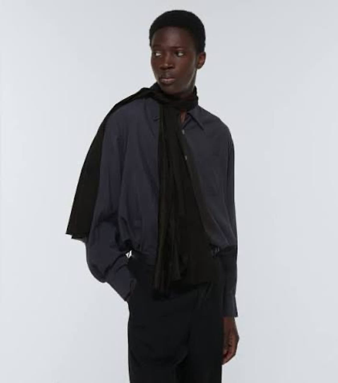 아워 레가시 더블 실크 스카프 블랙 상품이미지1