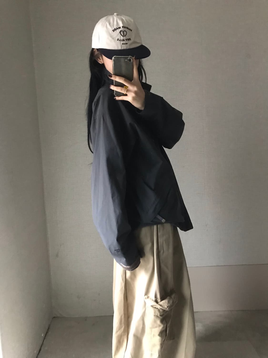 노페 그레이 고어텍스 바람막이 상품이미지5
