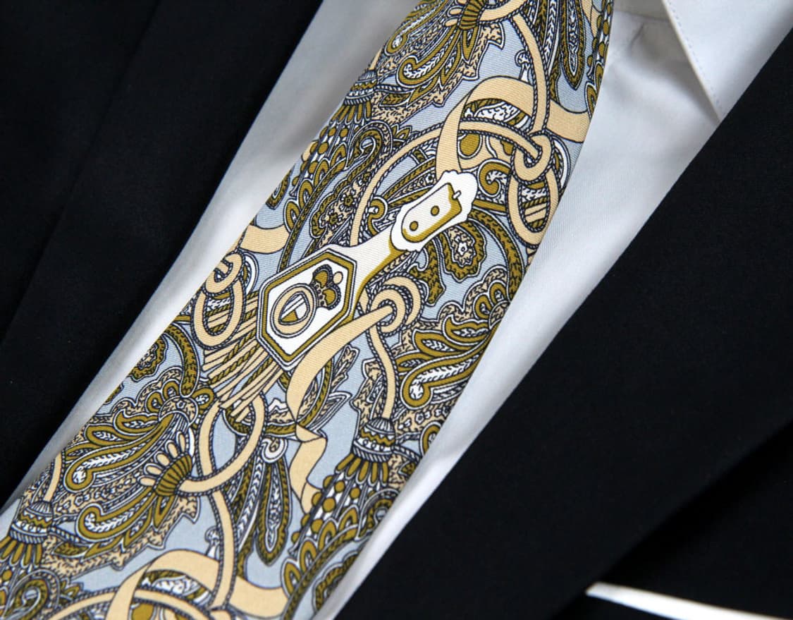  버버리 9.1cm A+등급 레어 한정판 남자 명품넥타이 상품이미지5