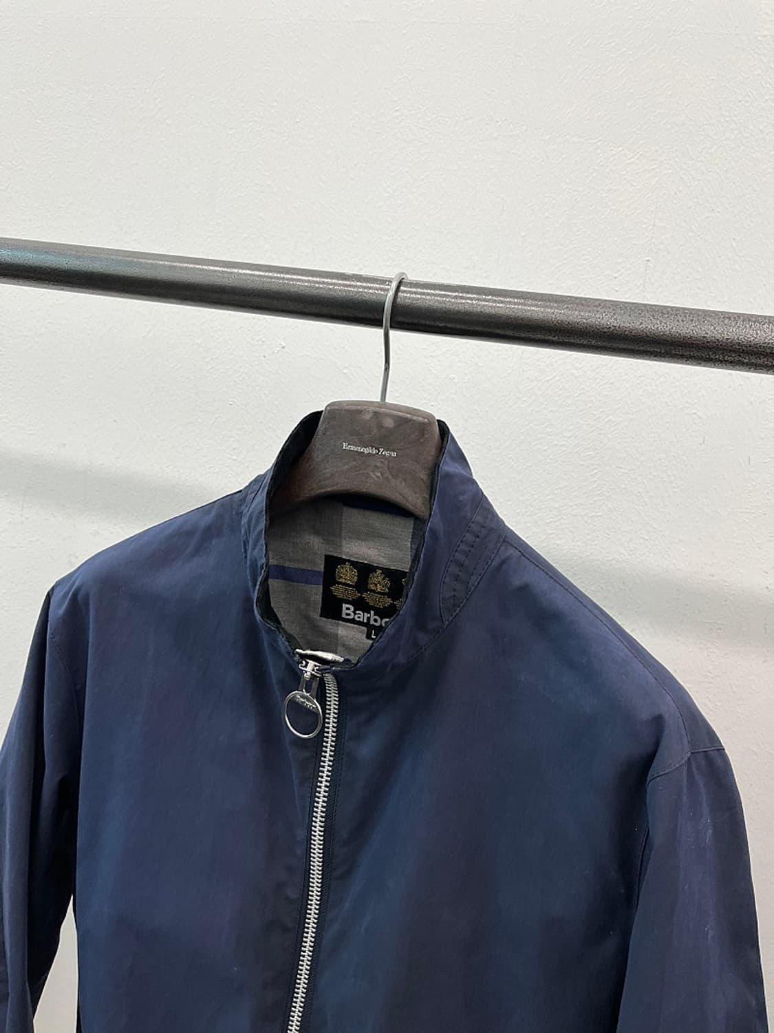 105) 바버 네이비 왁스자켓  상품이미지2