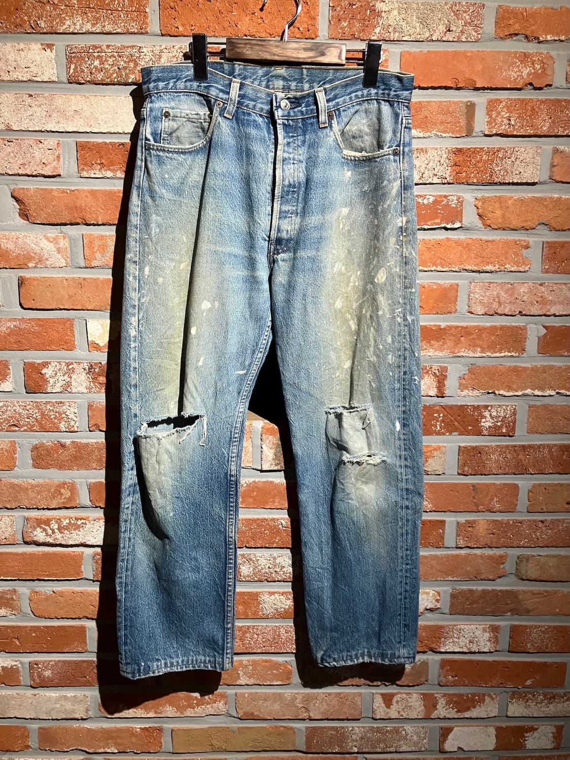 80s USA 빈티지 리바이스 501 데님 팬츠 상품이미지2