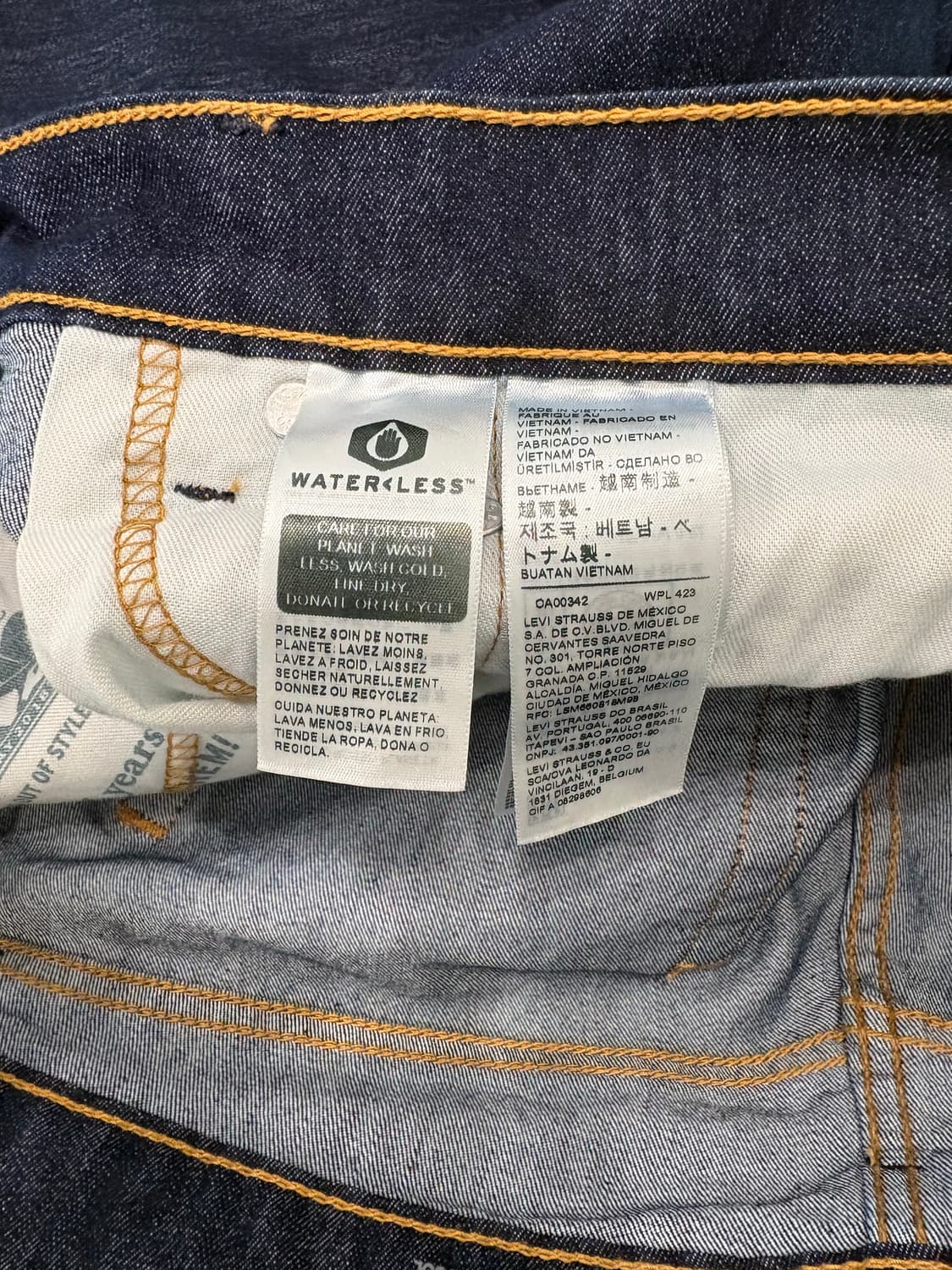 levis511 silm fit coolmax jeans W34L32 상품이미지4