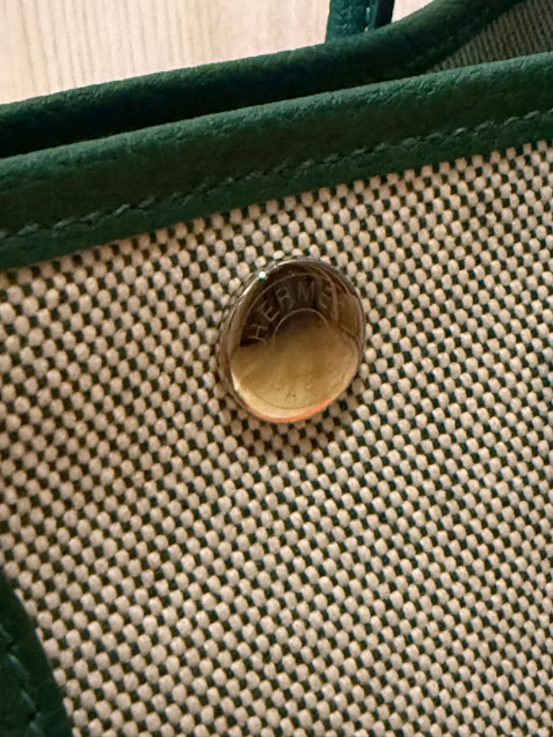 (풀구성/새상품급) 에르메스 가든파티 23 미니 캔버스 백 상품이미지2