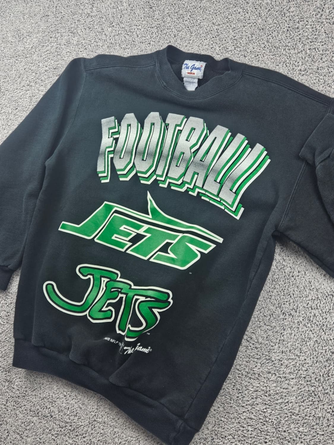 90's THE GAME 뉴욕 제츠 맨투맨 스웻셔츠 (M) / 10671 상품이미지10