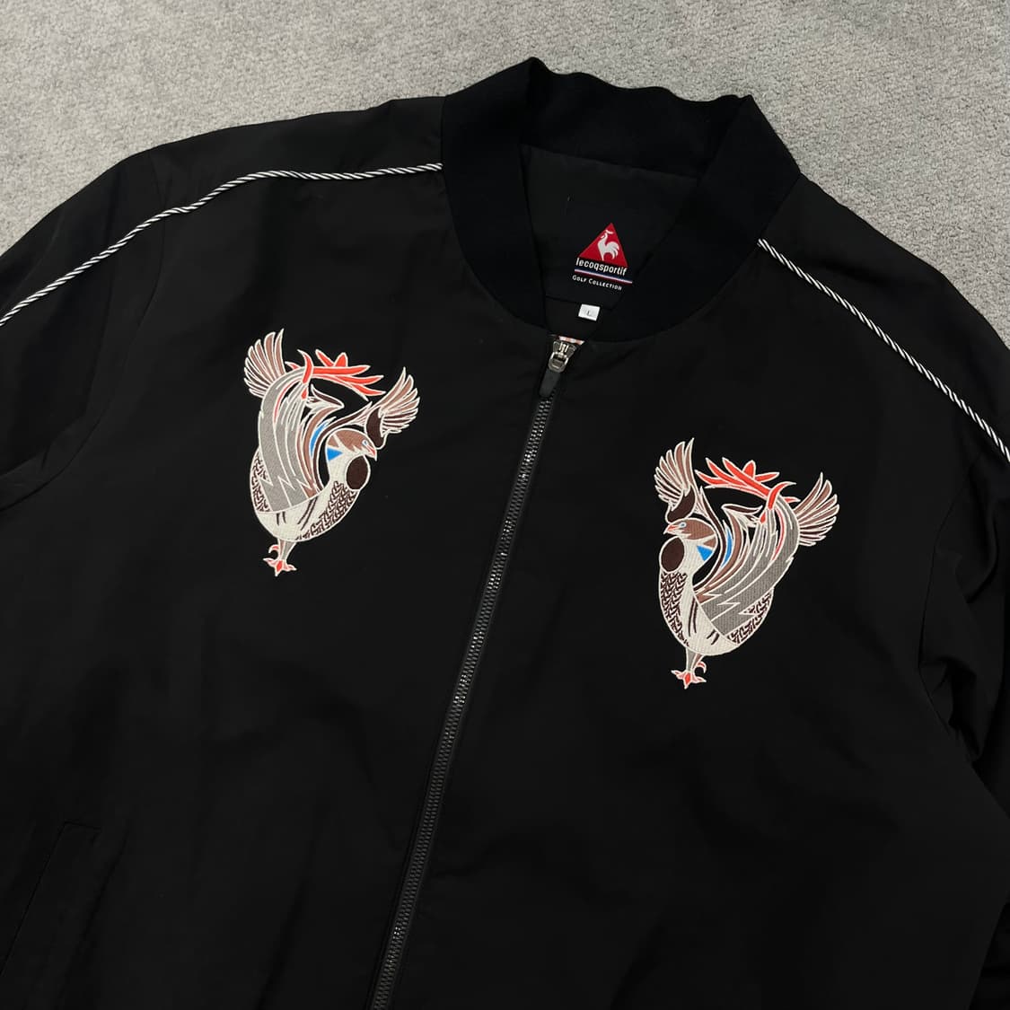 L 르꼬끄 자수 스카쟌 블루종자켓 상품이미지2