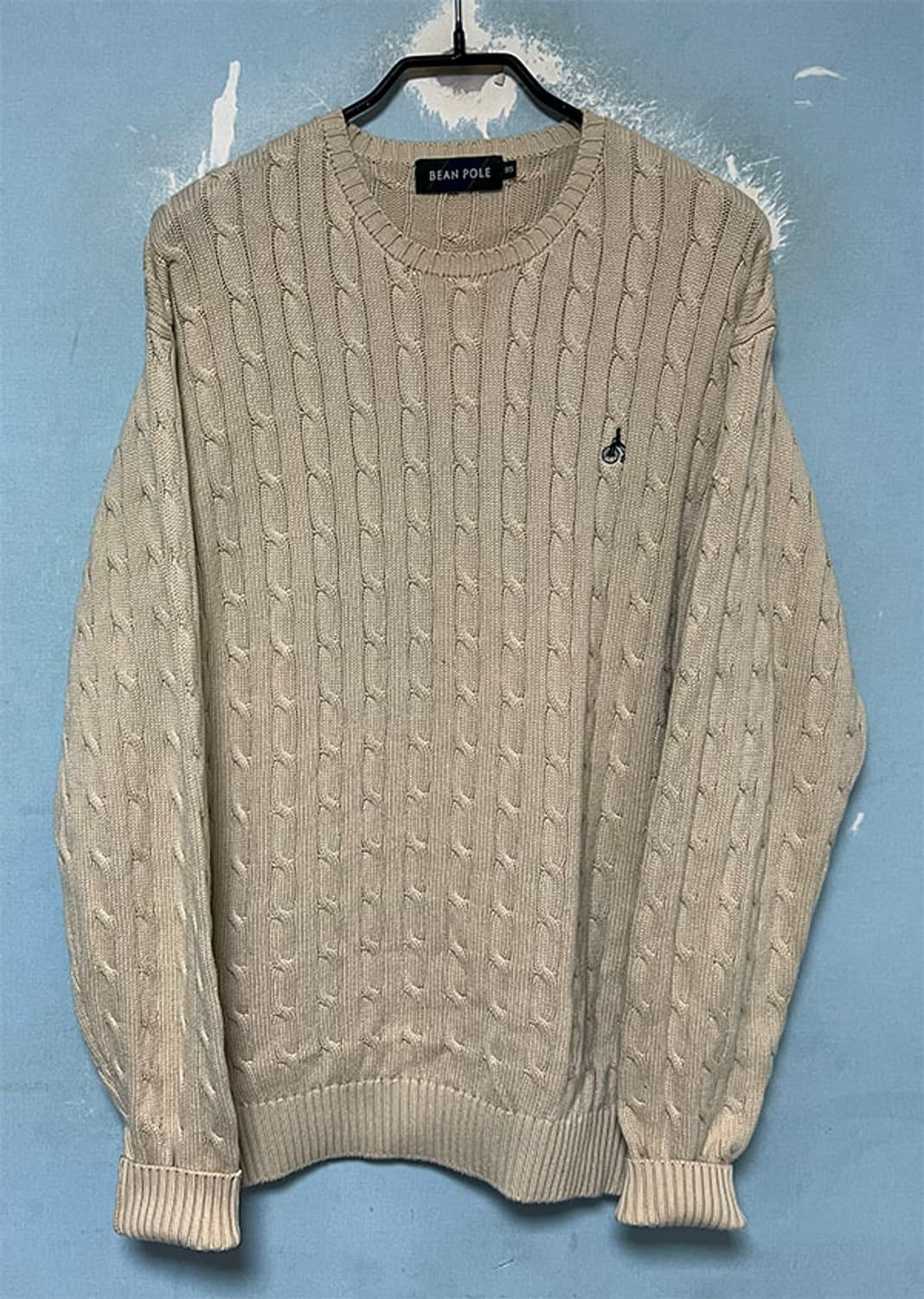 빈폴 남자 꽈배기니트 추동 캐주얼 올드스쿨룩 100-105 상품이미지1