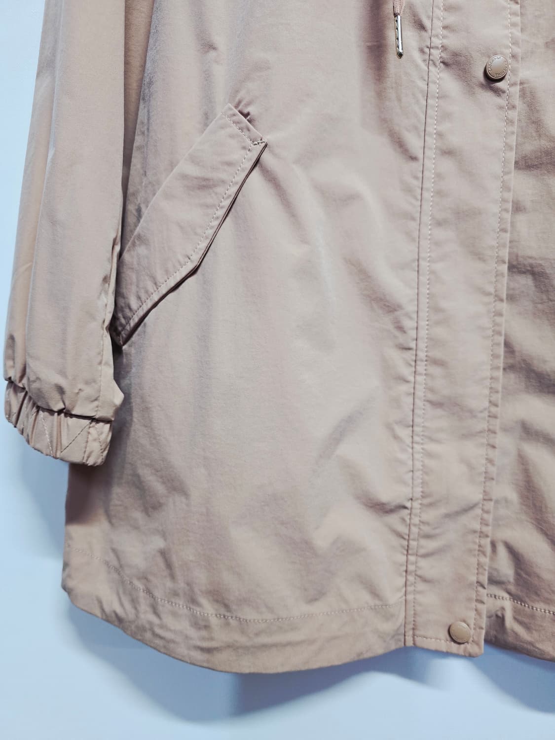 크로커다일 트레블 후드 롱 자켓 상품이미지3