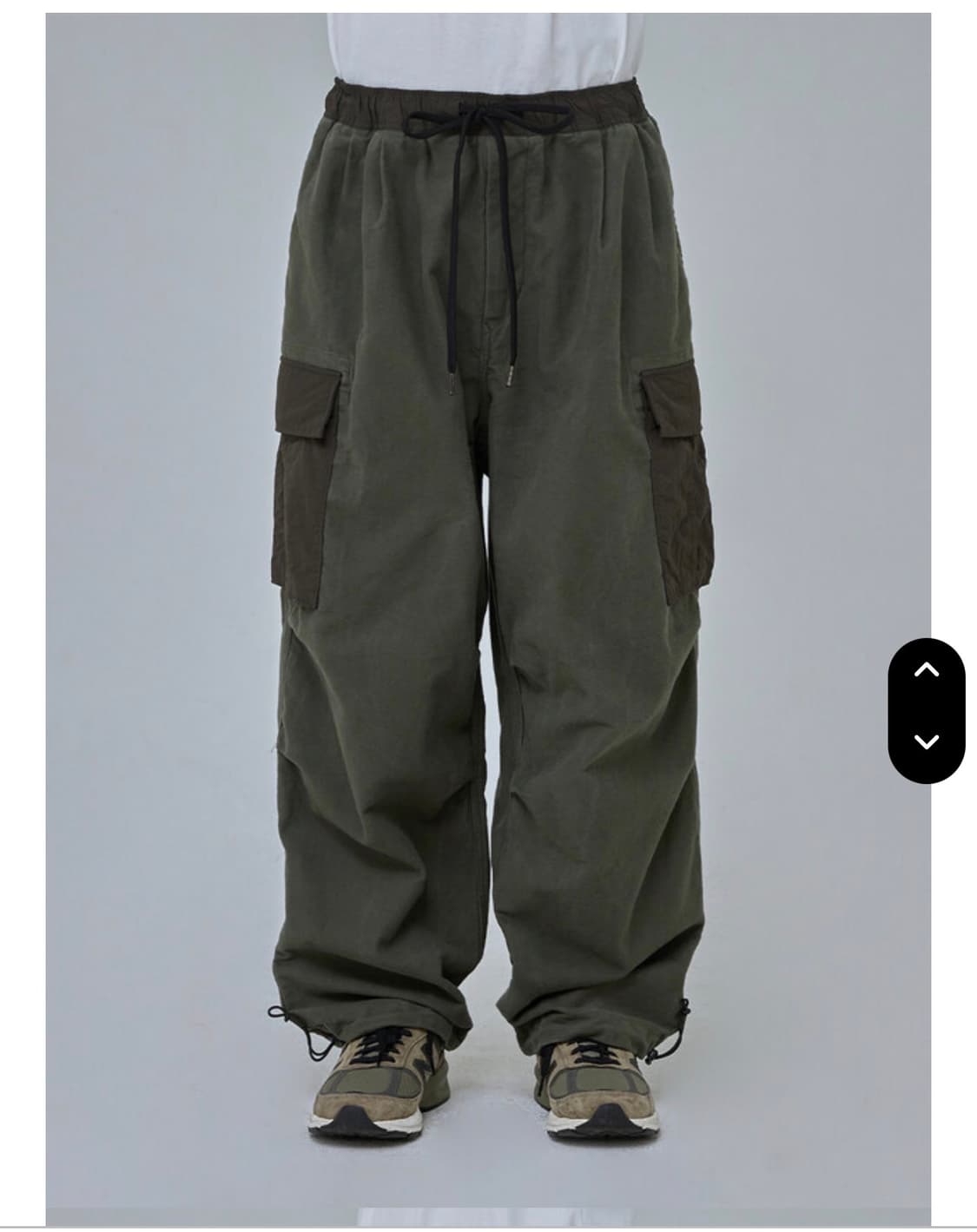 24aw 모이프 오버밀 6p 팬츠 올리브 2사이즈 상품이미지6
