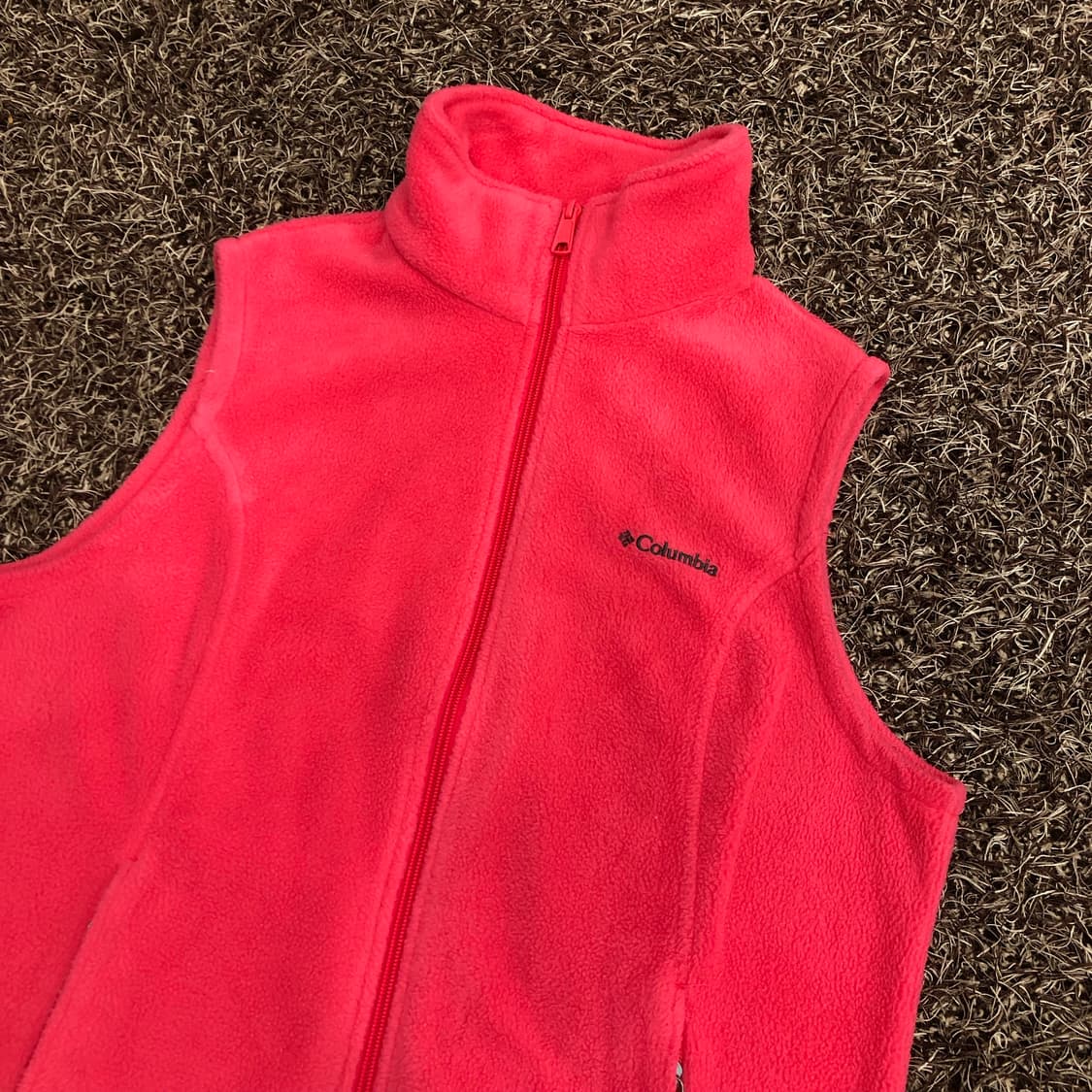 컬럼비아 핑크 여성 플리스 조끼 상품이미지2