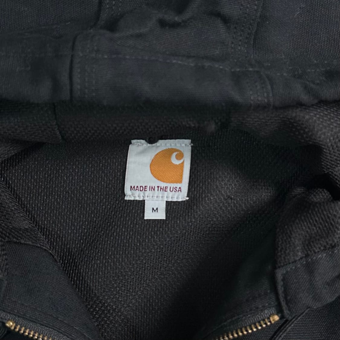 칼하트 블랙 덕 캔버스 엑티브 자켓 상품이미지4