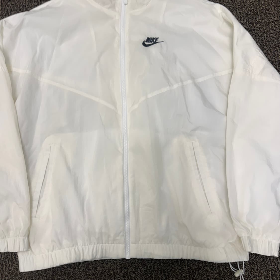 NIKE 나이키 윈드러너 여성 우븐 바람막이 자켓 아이보리 M 상품이미지4