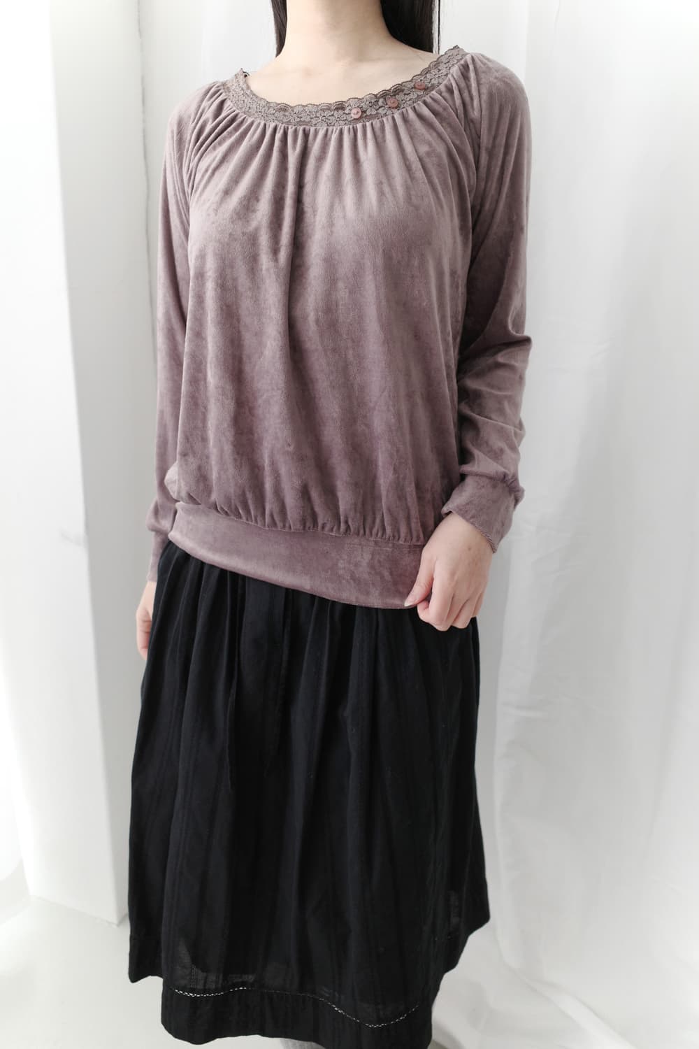 shirring button T  상품이미지7