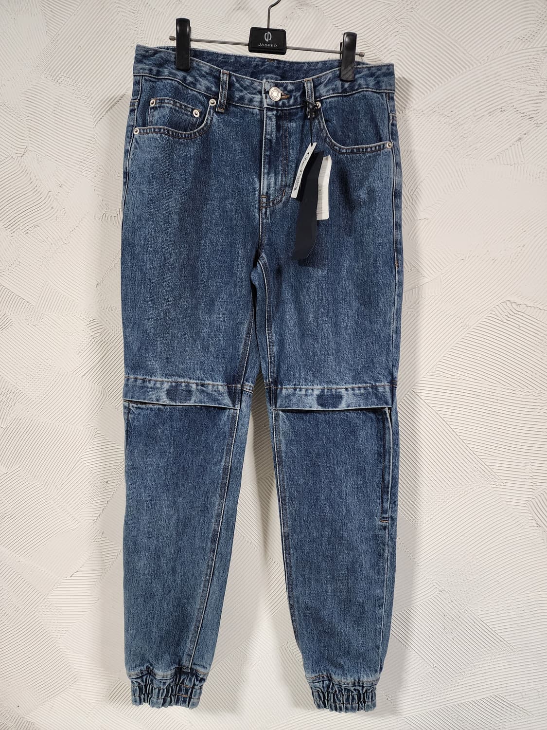 
준지 22fw 벨크로 데님 조거 팬츠  상품이미지1