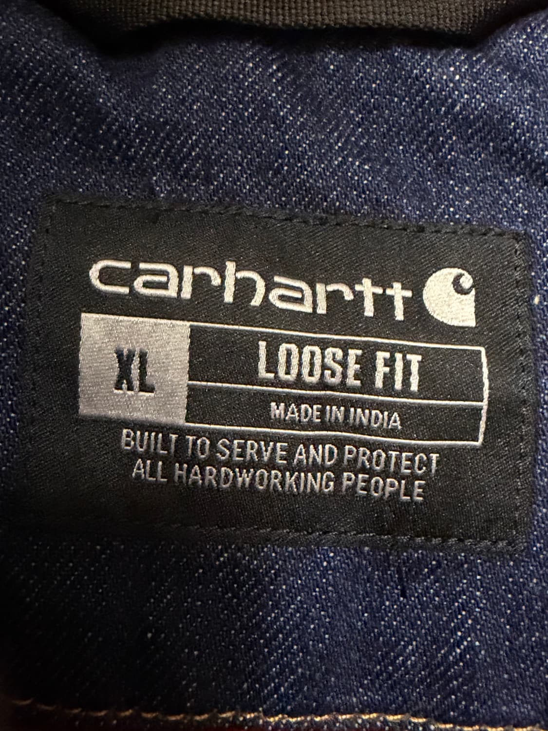 칼하트 데님 액티브 자켓 (50주년 한정판) XL 상품이미지4