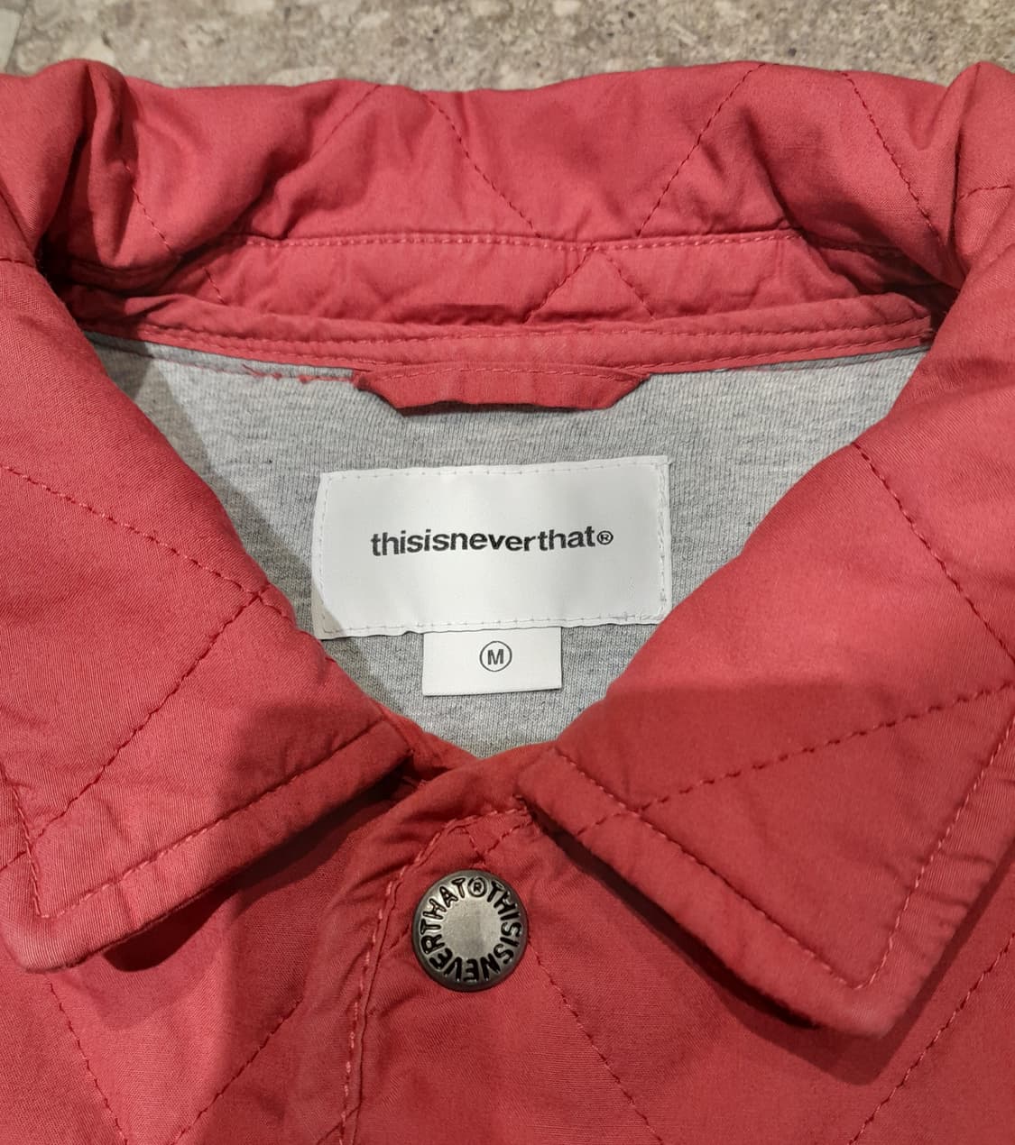 💥디스이즈네버댓 3M 퀄팅자켓 와인 (M)
 상품이미지5