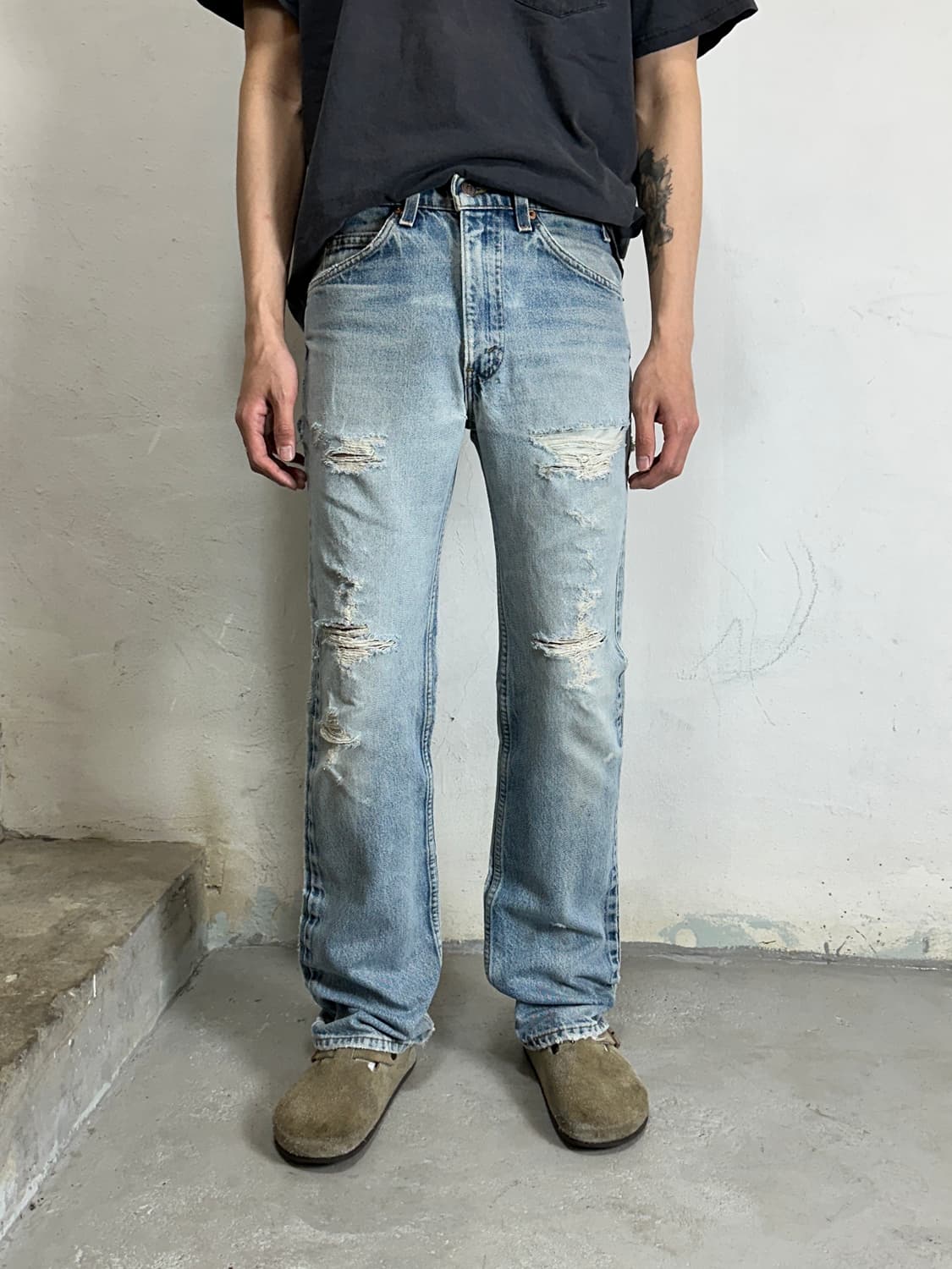 90's USA 빈티지 리바이스 517 오렌지탭 부츠컷 상품이미지3