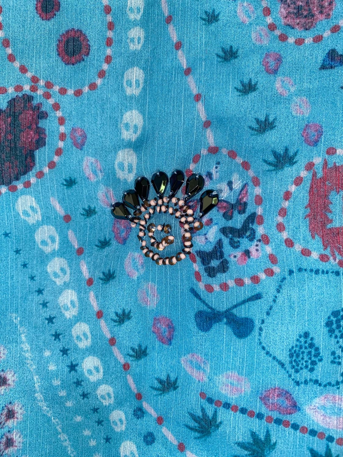 hippie pattern sequin skirt 상품이미지2