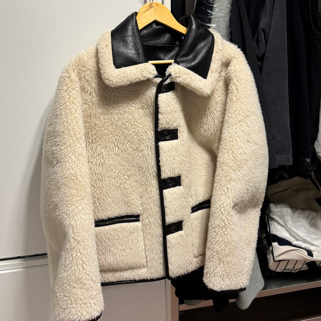 파사드패턴 빈티지 리버시블 무스탕 S 상품이미지5