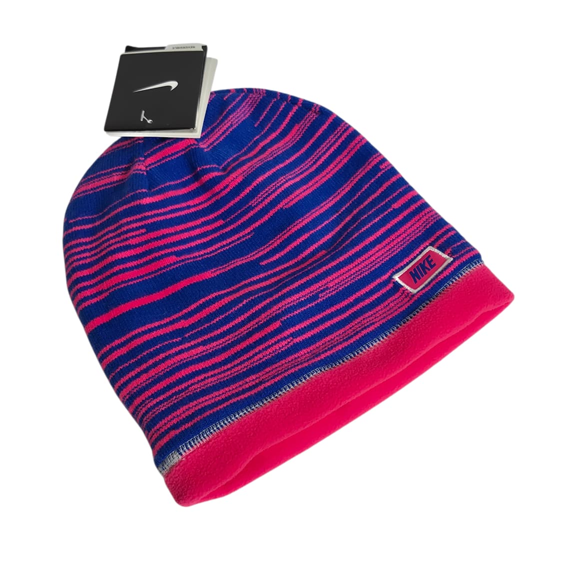 Nike) 00s 데드스탁 나이키 리버시블 플리스 비니 상품이미지1