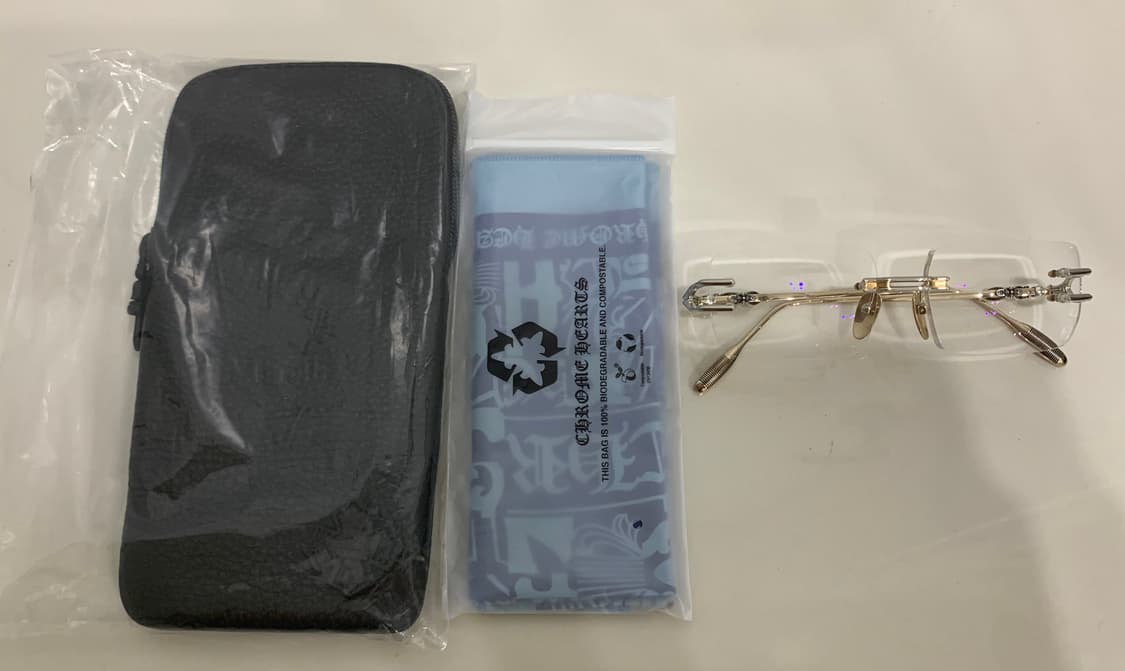 크롬하츠 로디 실버&골드 콤비 컬러 LORDIE  무테 안경 상품이미지2