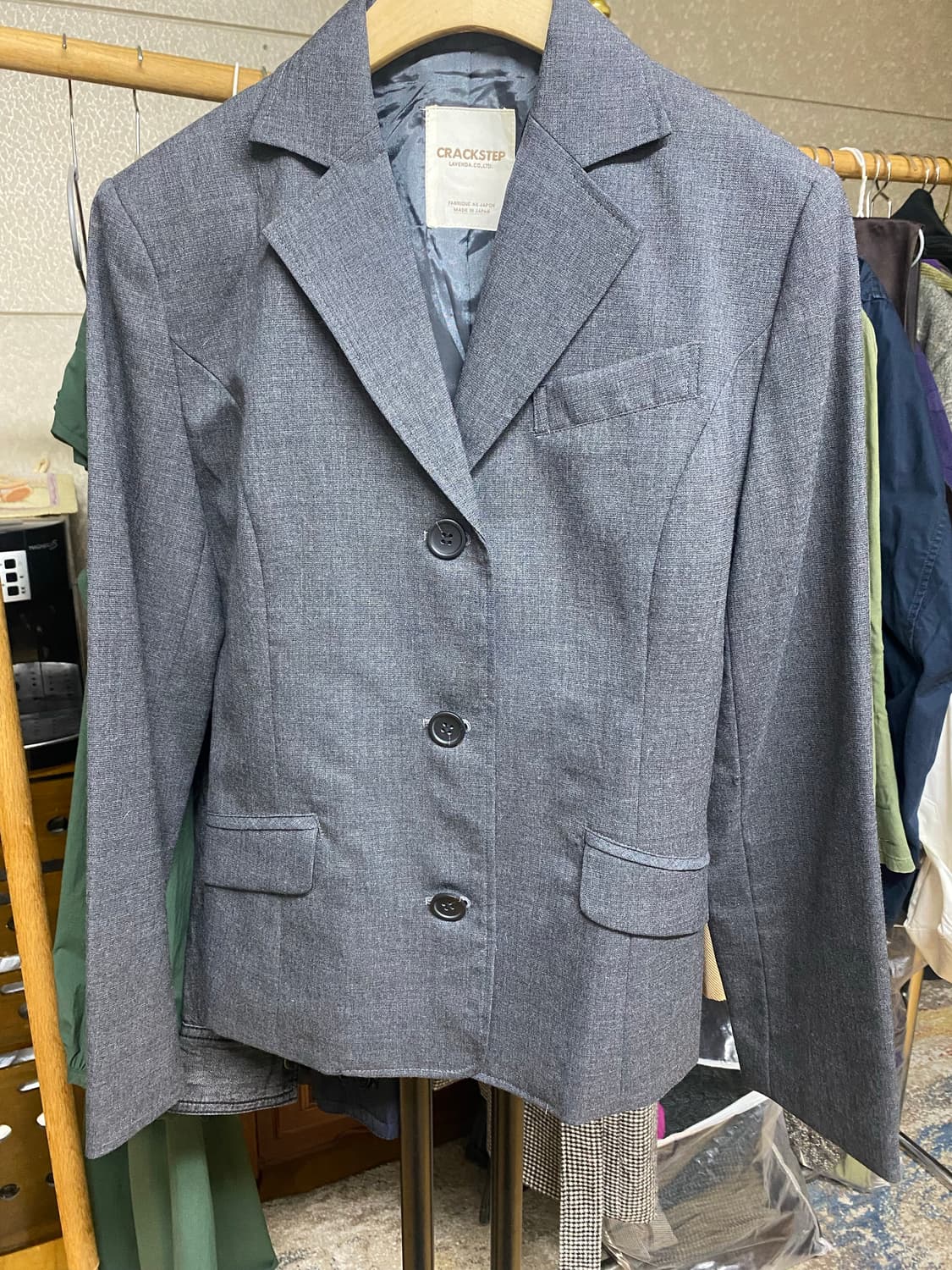 CRACKSTEP 여성 회색 블레이저 상품이미지2