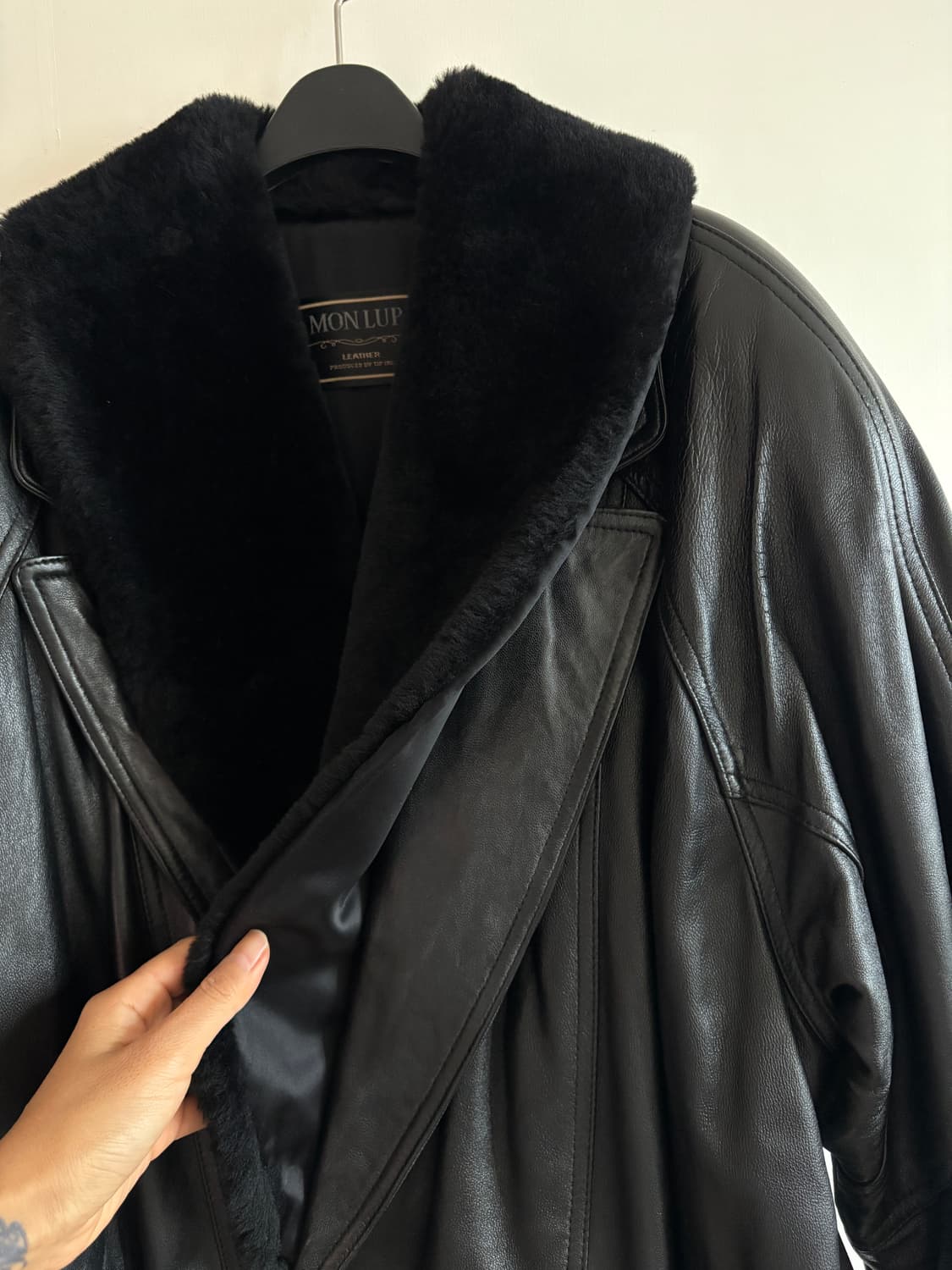 리얼레더 코트 상품이미지7