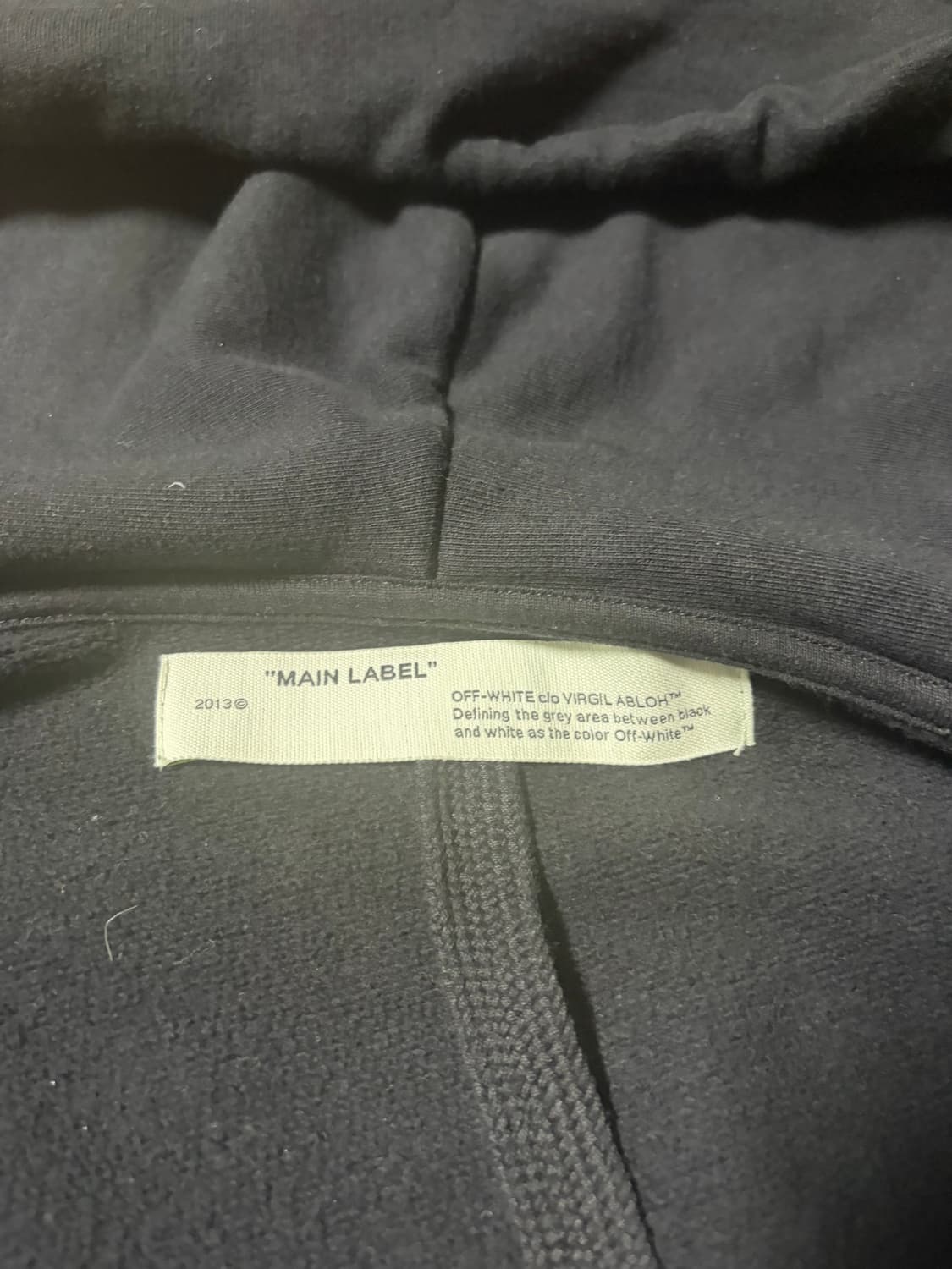 오프화이트 후드집업 상품이미지3