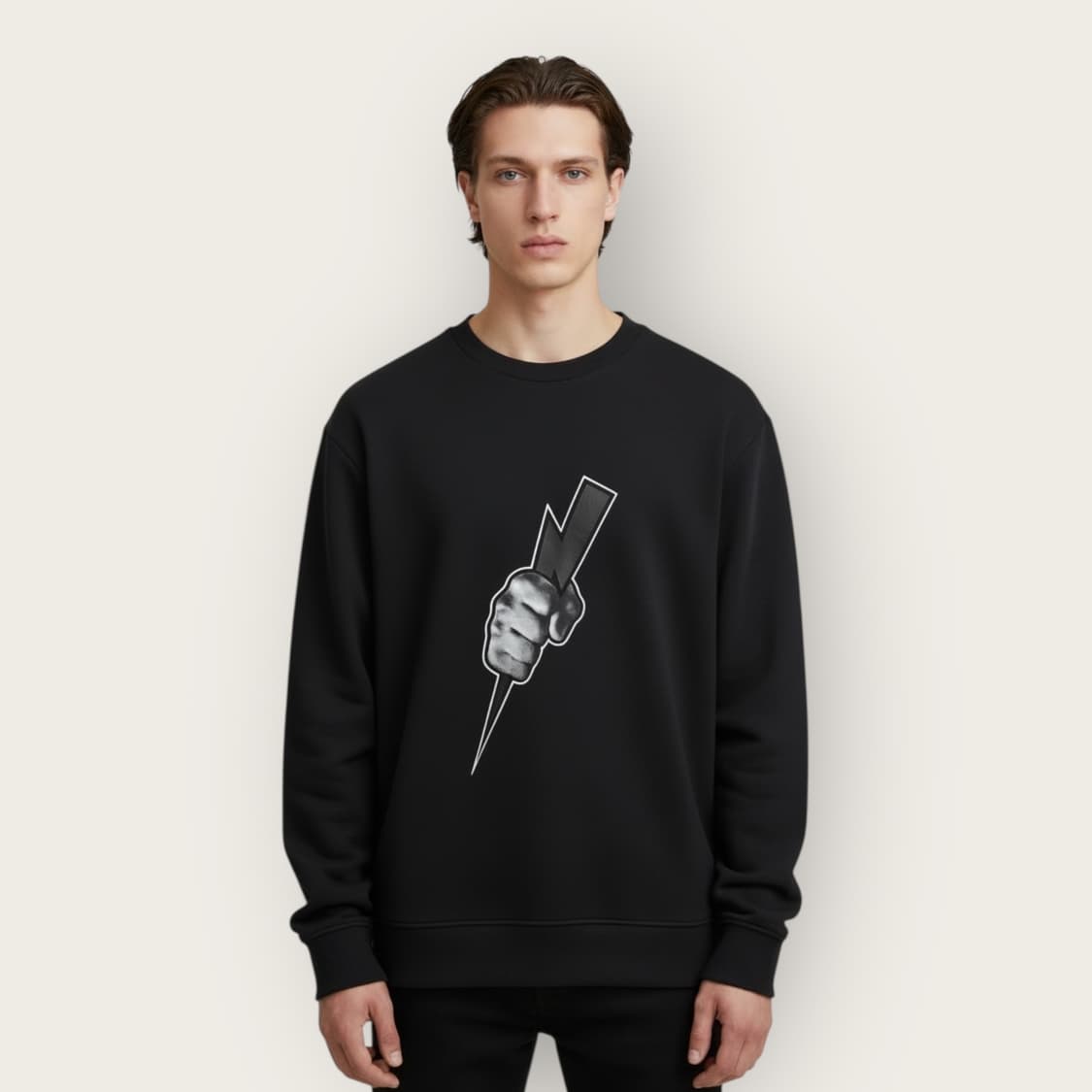 M/ 닐바렛 썬더피스트 네오프렌 맨투맨 상품이미지1