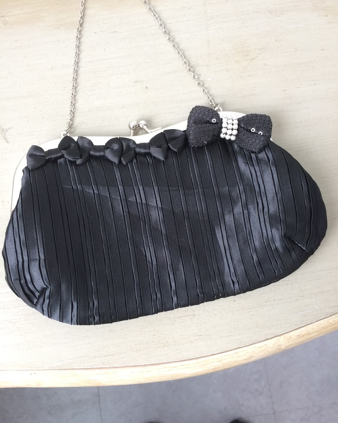 ribbon point hand bag 상품이미지4