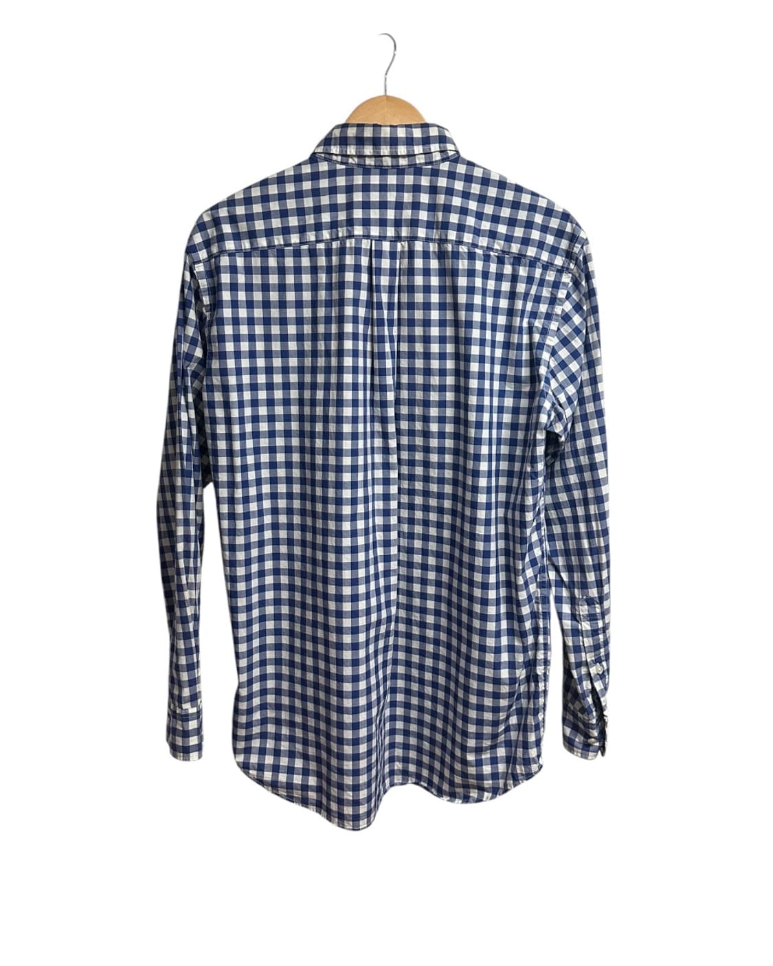 유니클로 블루 체크 코튼 셔츠 XL size 상품이미지5