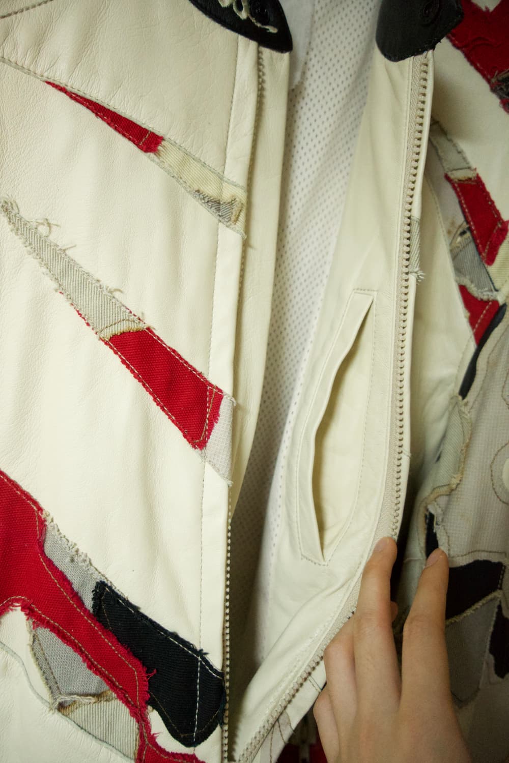 [Os]쿠시코크 패치워크 라이더 자켓 상품이미지5