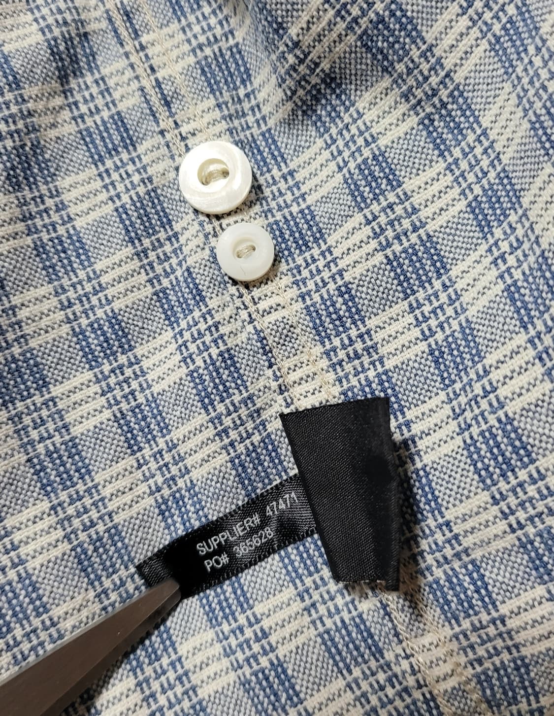 RRL 연블루 체크 남방 (XL) 상품이미지10