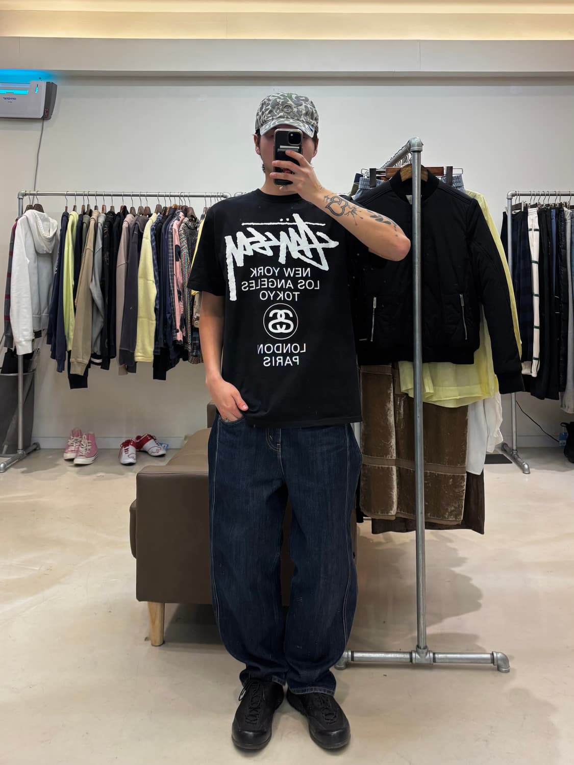 스투시 월드투어 반팔 티셔츠 상품이미지8