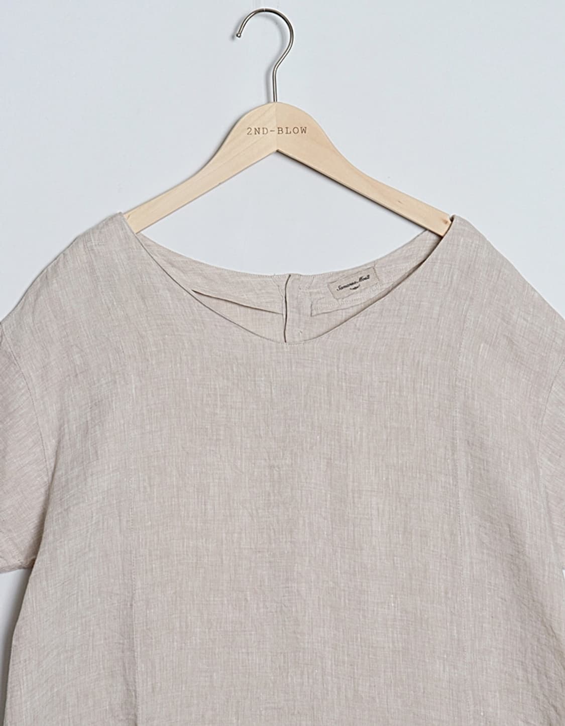 Samansa Mos2 Loose-Fit Linen One-Piece 상품이미지2