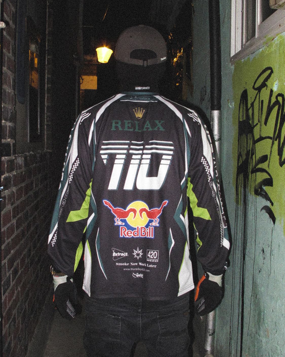 크럼프 THUR'SDAY420 x CRUMP 레이싱 져지 블랙 2 상품이미지3