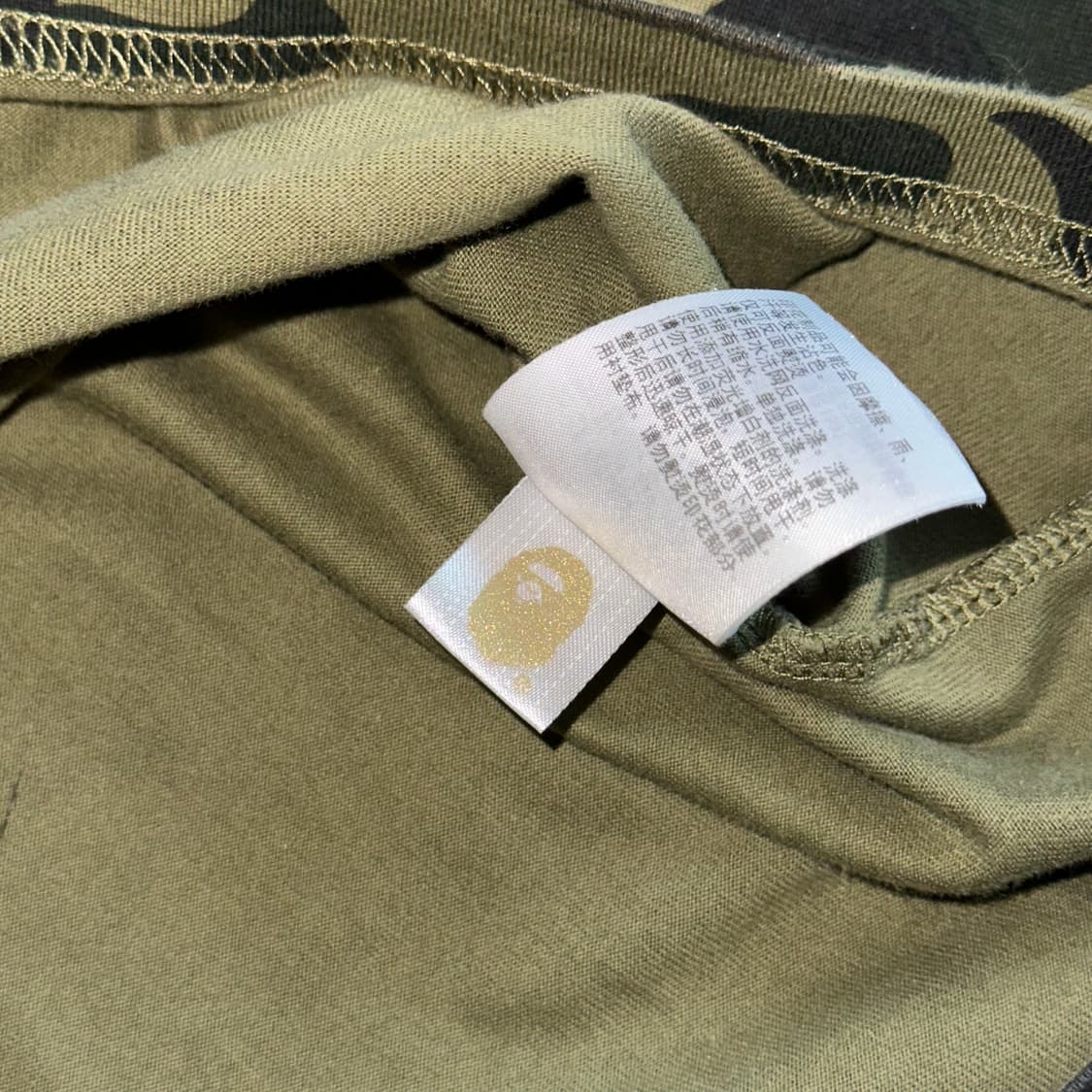 베이프 퍼스트 카모 컬리지 롱슬리브 티셔츠 상품이미지5