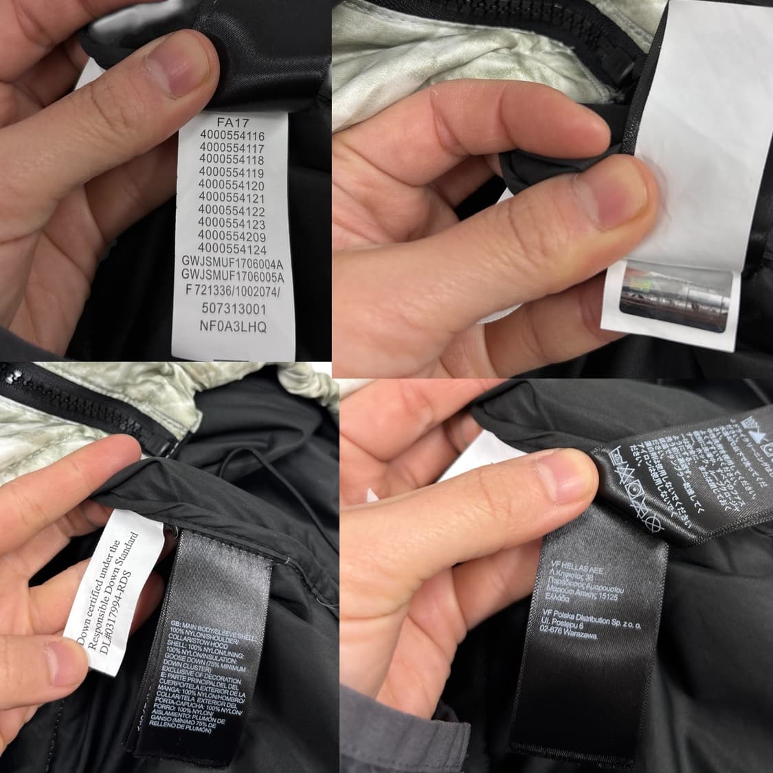 노스페이스x슈프림 페이퍼 프린트 다운패딩 상품이미지10