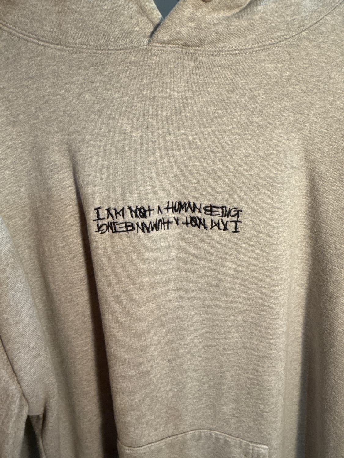 아임낫어휴먼비잉 후드티 상품이미지2