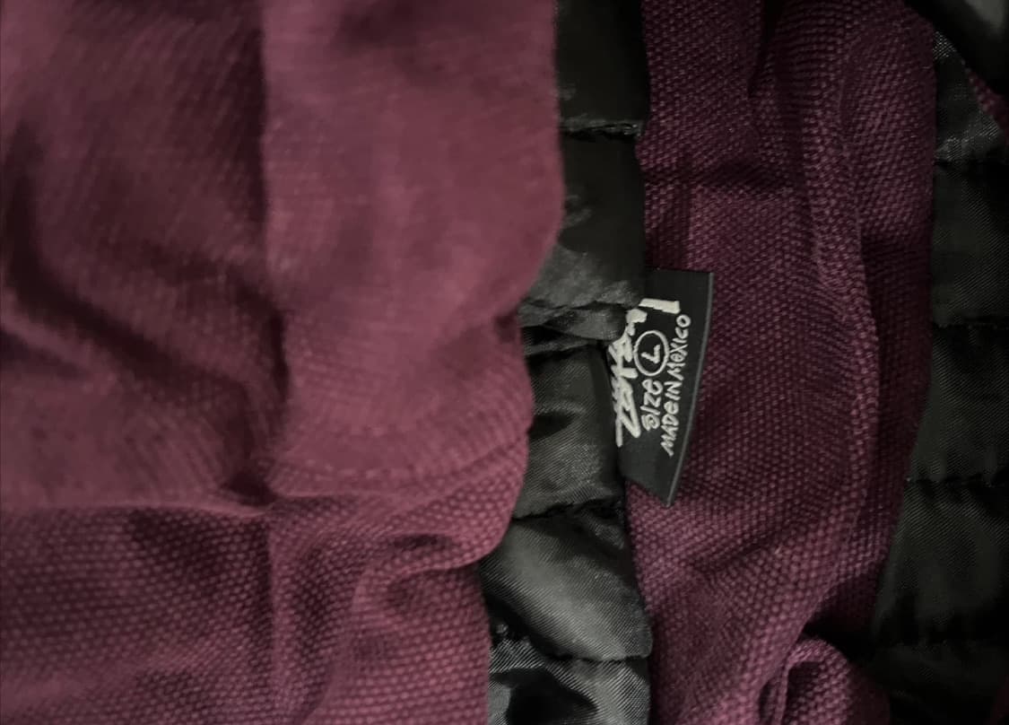 스투시 후드 자켓 버건디 L 상품이미지4