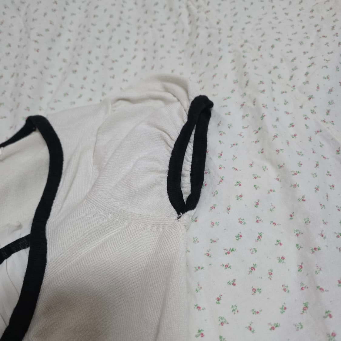 빈티지  화이트 리본 로걀 리즈리사 히메갸루 일브 상품이미지5