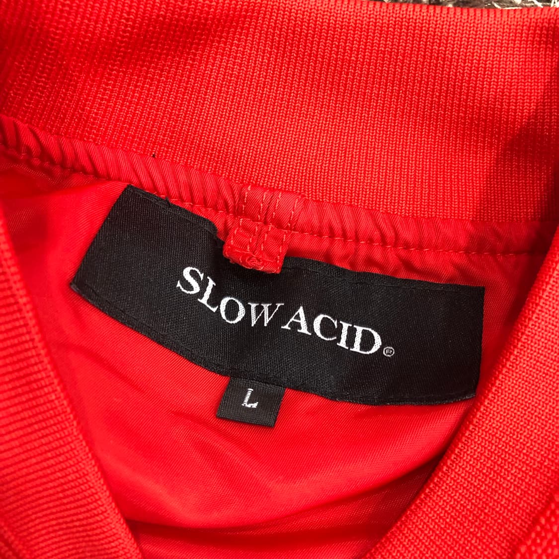 슬로우애시드 레드 봄버 투웨이 MA-1 마원 항공점퍼 상품이미지4