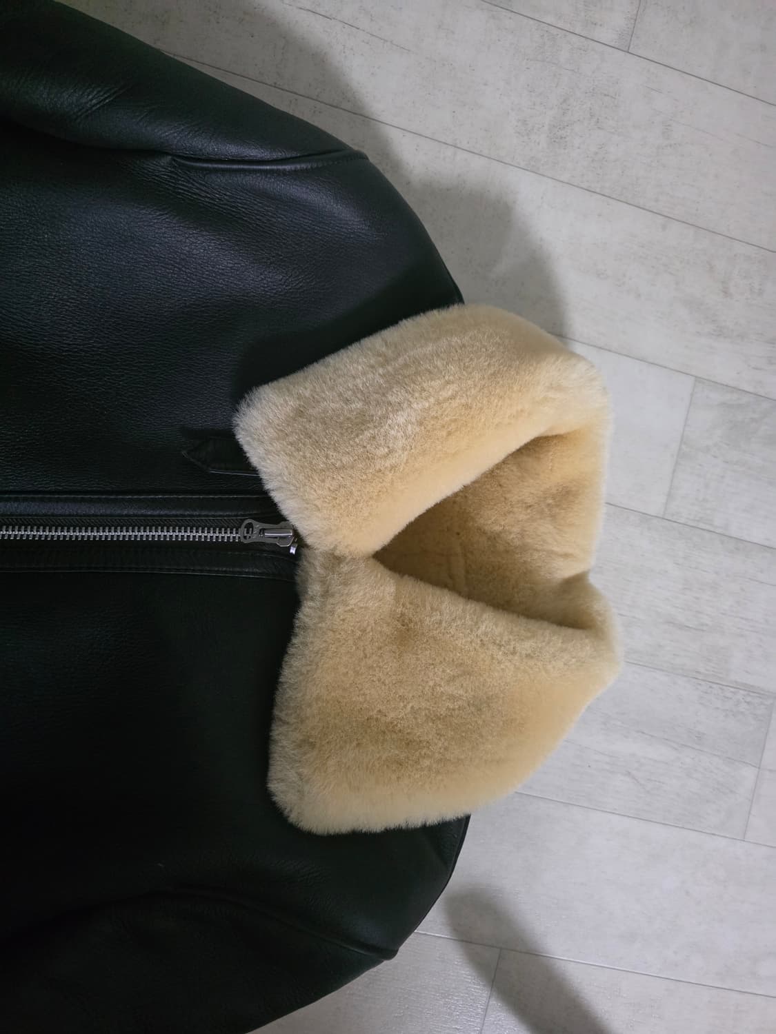 스페로네 b-3 램스킨 리얼 무스탕 M 상품이미지2