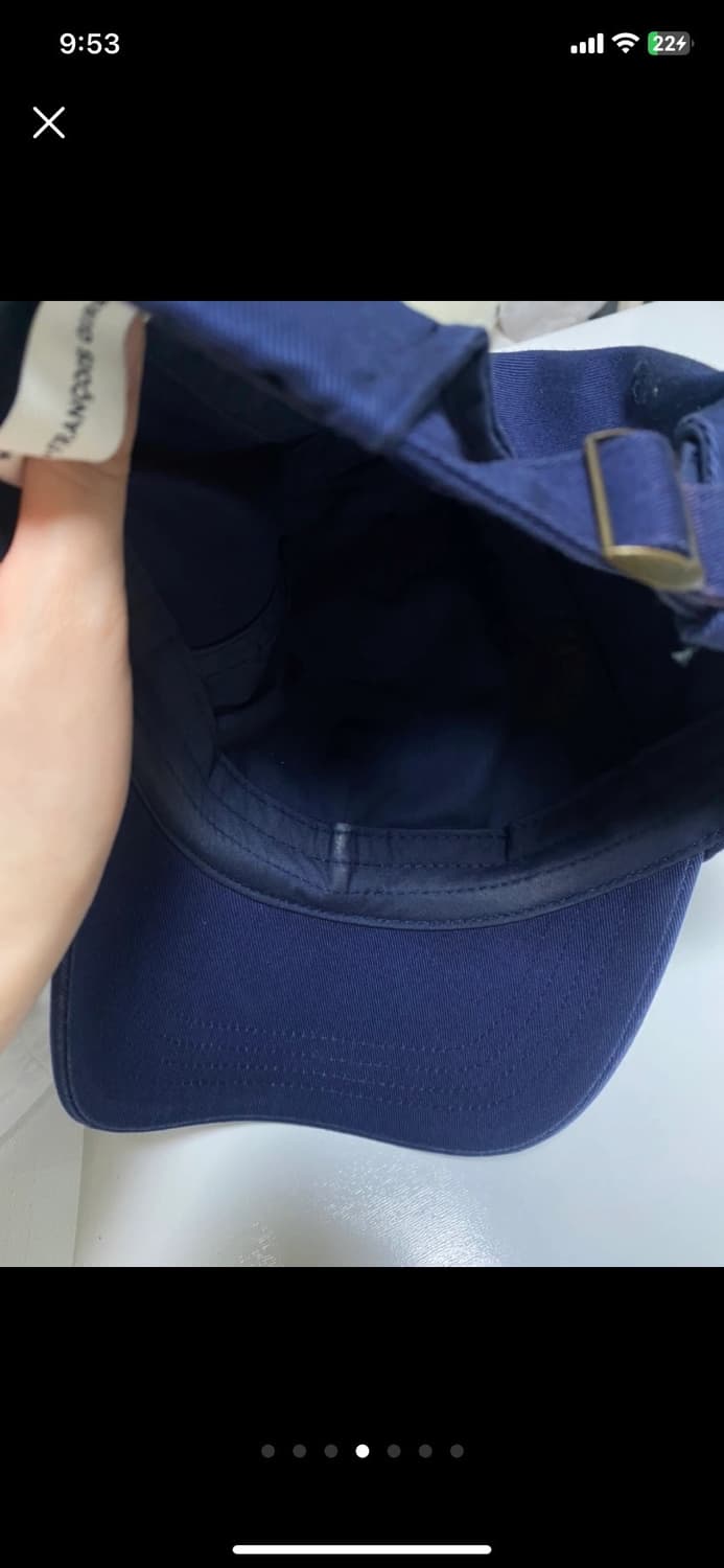 마리떼 모자 네이비 상품이미지2