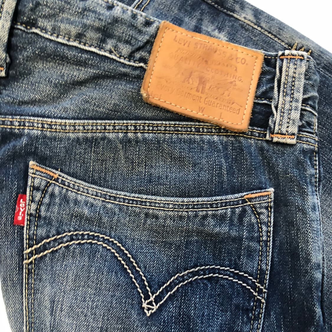 리바이스 523 워시드 데님 팬츠  상품이미지7