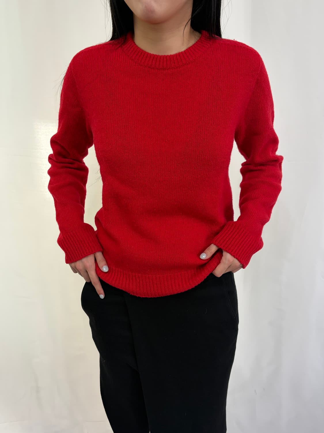 셀린느 레드 니트 상품이미지1
